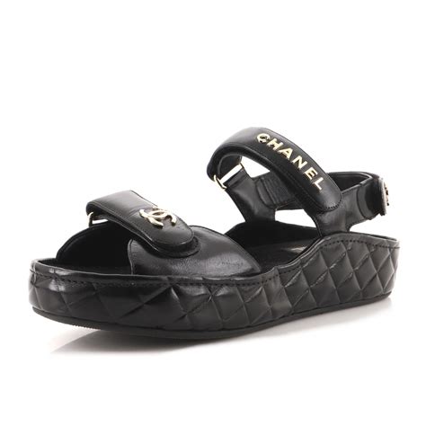 chanel velcro sandal dupe|chanel velcro sandals price.